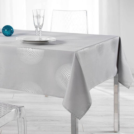 Nappe atome G argent 2m40 x 1m50 anti tache infroissable