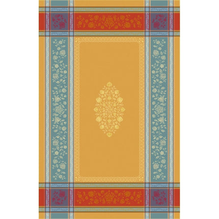 Nappe Jacquard Téflon   Ramatuelle curry 2m50  x 1m60 Anti Tache