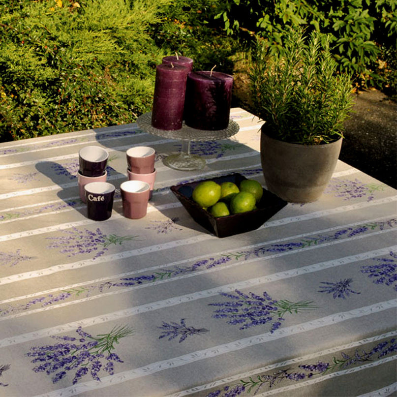 Nappe valensole lin  2m/1m55 ENDUT PLASTIFIE