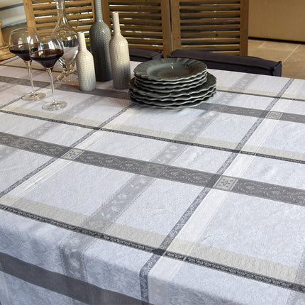 Nappe coton jacquard Téflon Maussane G 2m50 x 1m80 anti tache