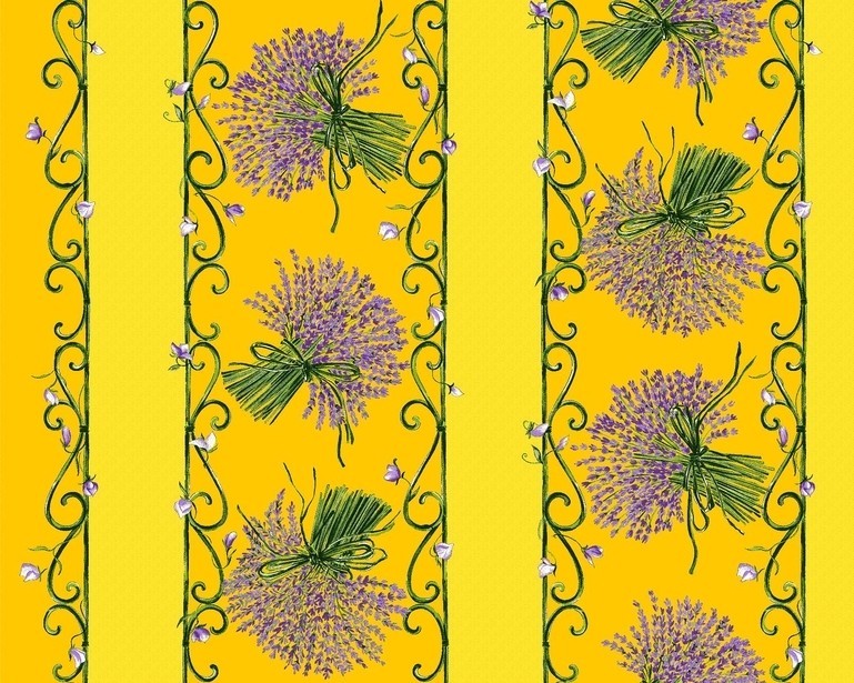 Bouquet de Lavande Jaune ENDUT PLASTIFIE