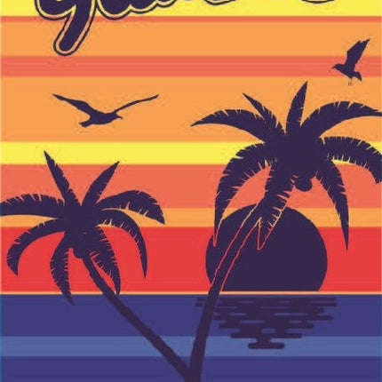 Serviette de plage Sunset 90 cm x 170 cm ref JQ145