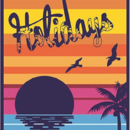Serviette de plage Holidays 90 cm x 170 cm ref JQ144