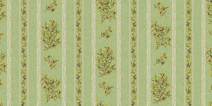 Nappe clos des oliviers vert coton  1m50x1m20