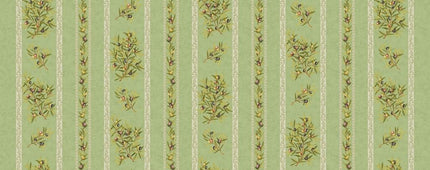 Nappe clos des oliviers vert coton  1m50x1m20