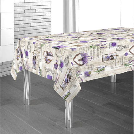 Nappe Ref 33918 lavande 3m50 x 1m50 anti tache et infroissable