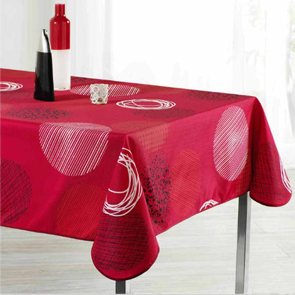 Nappe CR red 2mx1m48 anti tache et sans repassage