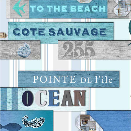 Nappe Océan 2mx1m48 Ref 94892 anti tache et sans repassage