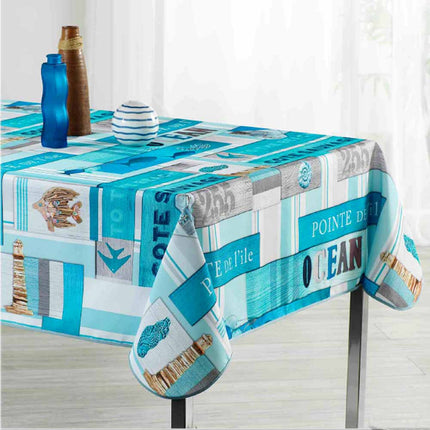 Nappe Océan 2mx1m48 Ref 94892 anti tache et sans repassage