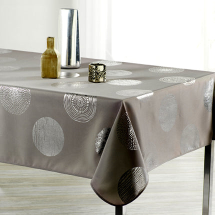 Nappe 2m x 1m48  argentée ref 105510 G  anti tache et infroissable