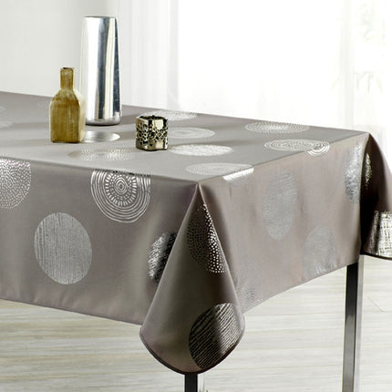 Nappe 2m x 1m48  argentée ref 105510 G  anti tache et infroissable