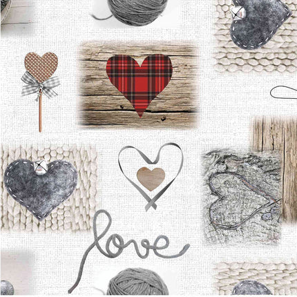 Nappe Love 2m40 x 1m48 Ref 33752   anti tache infroissable