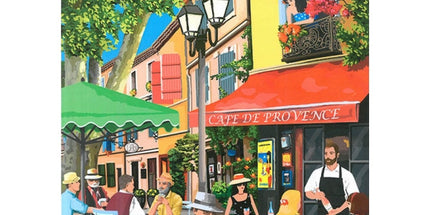 Torchon Café Provençal 50 cm x 70 cm