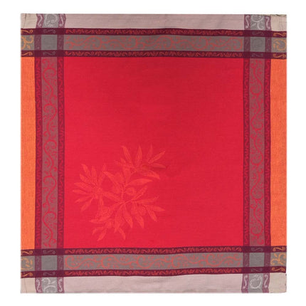 Serviette jacquard Téflon 50 cm x 50 cm  Olive R
