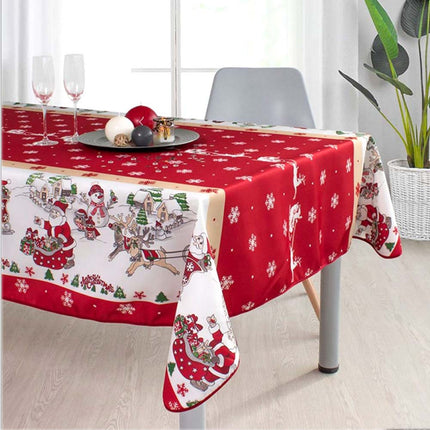 Nappe Noël Natale  anti tache et infroissable 2m40 x 1m50