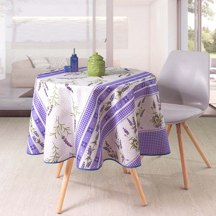 Nappe ronde 1m60 Ref TX 25 anti tache et infroissable
