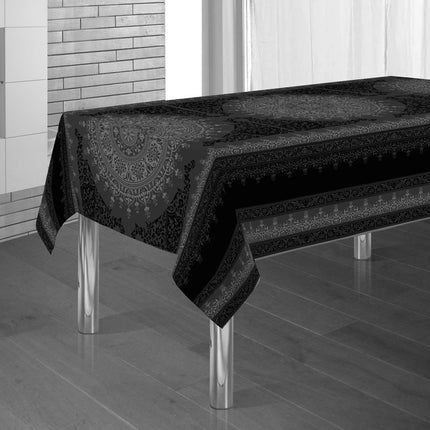 Nappe ronde 1m60 baroque N anti tache infroissable