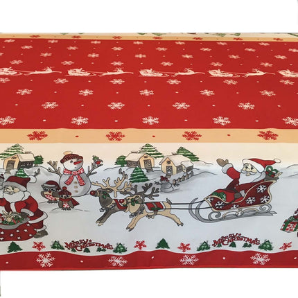 Nappe Noël Natale Anti tache et Infroissable 3m x 1m50