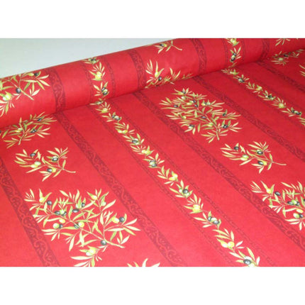 Tissu au mètre coton clos des oliviers R largeur 1m60