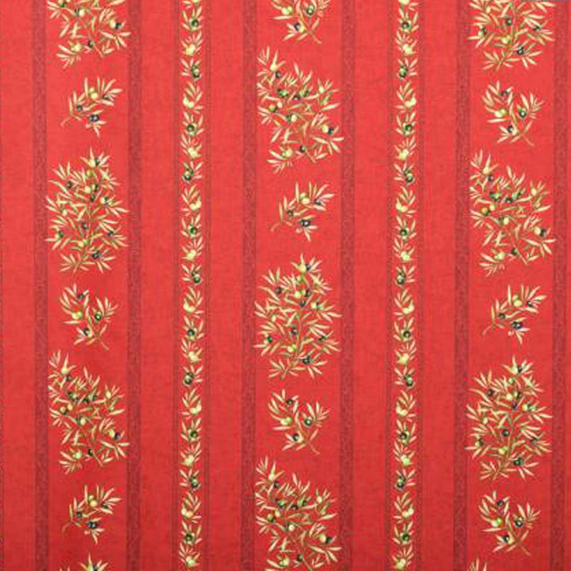 Tissu au mètre coton clos des oliviers R largeur 1m60