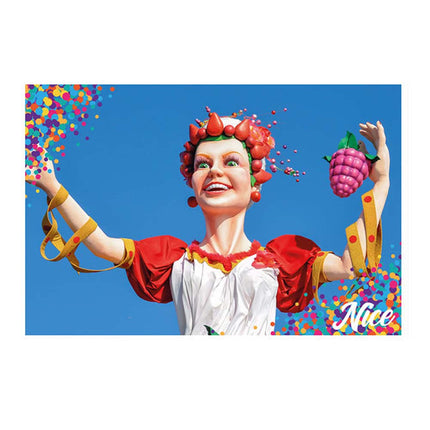 Torchon Carnaval de Nice 0058 Polycoton 40 cm x 60 cm