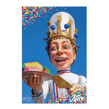 Torchon Carnaval de Nice 0059 Polycoton 40 cm x 60 cm