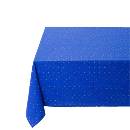 Nappe exclusif bleu jaune  plastifiée 2m50 / 1m50