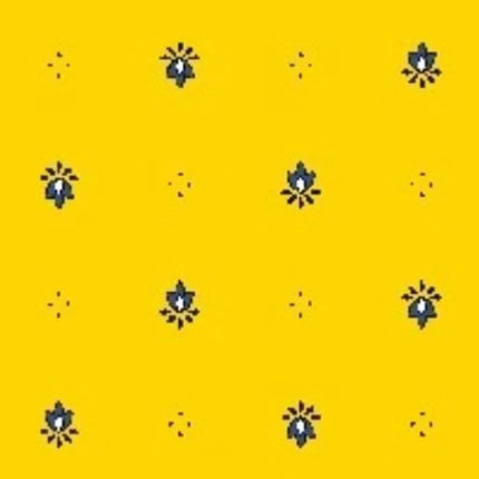Serviette exclusif jaune bleu