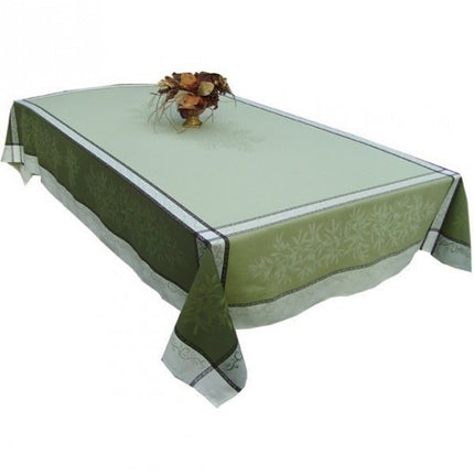 Nappe jacquard téflon 2m50 x 1m60 olive vert