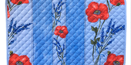 Set de table Coquelicot lavande bleu Coton