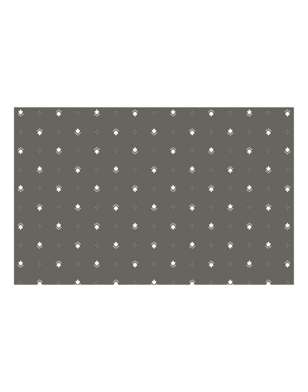 Nappe exclusif gris anthracite coton enduit plastifié 2m x 1m55