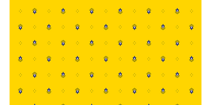 Nappe exclusif jaune bleu coton enduit plastifié 2m x 1m55