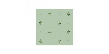 Nappe exclusif vert coton enduit plastifié 3m  x 1m55
