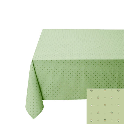Nappe exclusif vert coton enduit plastifié 3m  x 1m55