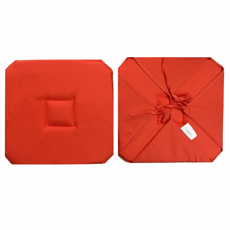 Coussin de chaise avec 4 rabats Terracotta 40 cm x 40 cm