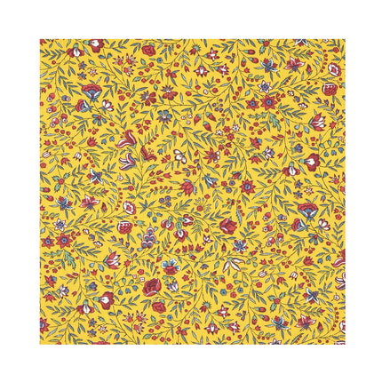 Serviette beaucaire jaune 41 cm x 41 cm