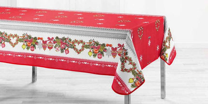 Nappe de Noël Epiphanie 3m x 1m50 anti tache et infroissable