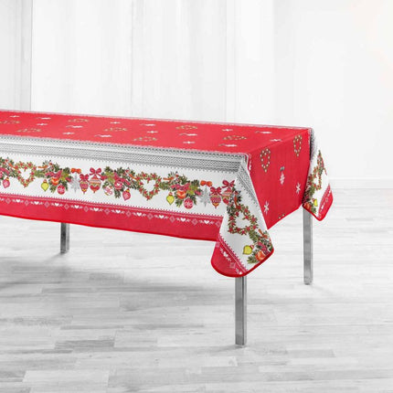 Nappe de Noël Epiphanie 3m x 1m50 anti tache et infroissable