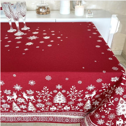 Nappe Vallée R carrée 1m40 x 1m40 Jacquard