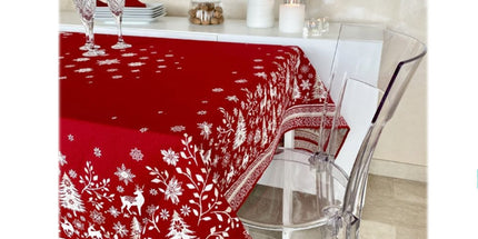 Nappe Vallée R carrée 1m40 x 1m40 Jacquard