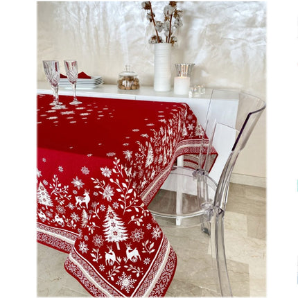 Nappe Vallée R carrée 1m40 x 1m40 Jacquard