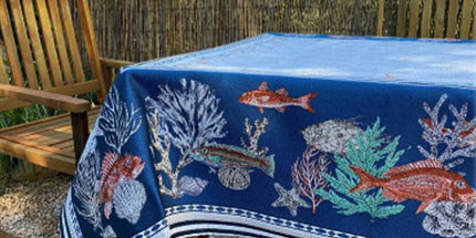 Nappe carrée Bonifacio B 1m45 x 1m45 Jacquard