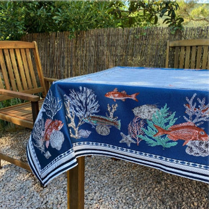 Nappe carrée Bonifacio B 1m45 x 1m45 Jacquard