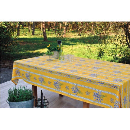 Nappe coton 1m55 x 1m20 valensole jaune