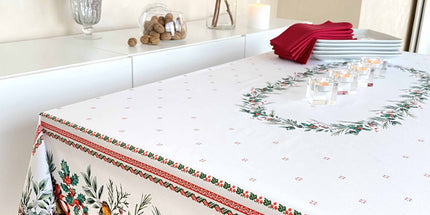 Nappe de Noël Sylvestre 3m x 1m50 coton