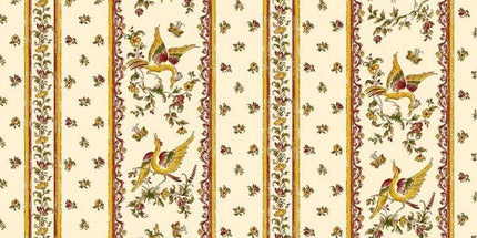 Nappe moustier rose coton enduit 1m50/1m20