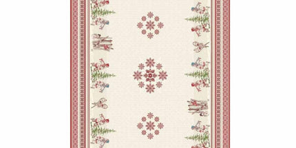 Nappe Lugeur 2m60 x 1m45 Jacquard Tapis de table