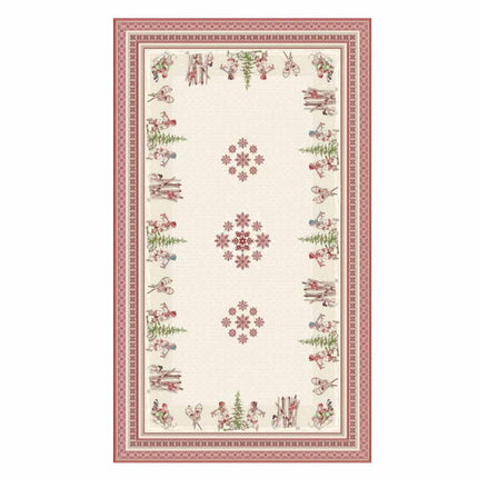 Nappe Lugeur 2m60 x 1m45 Jacquard Tapis de table