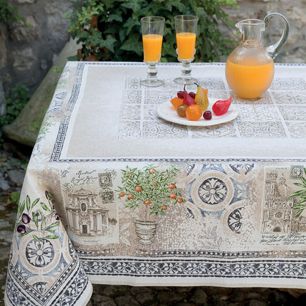 Nappe Luxe Riviera 2m60 x 1m45 Tapis de table jacquard