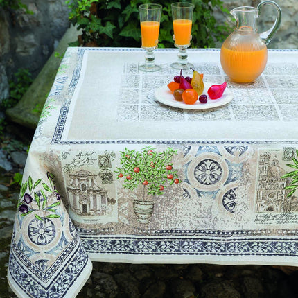 Nappe Luxe Riviera 2m60 x 1m45 Tapis de table jacquard